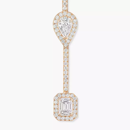 [Azure Tears]MY TWIN DIAMOND DROP EARRINGS