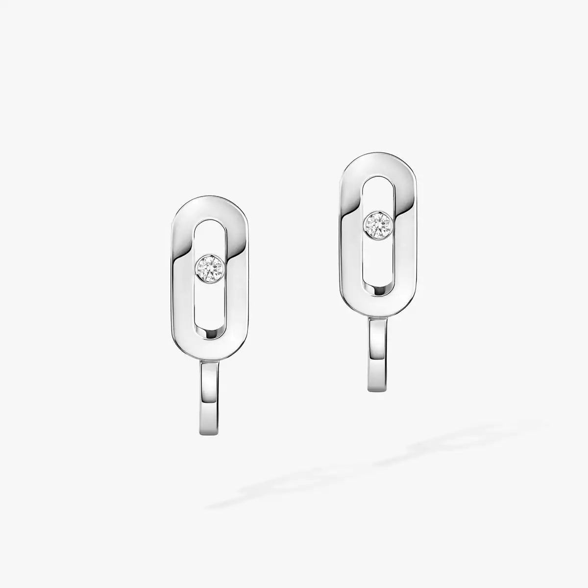 [Azure Tears]MOVE CLASSIQUE MINI DIAMOND HOOP EARRINGS