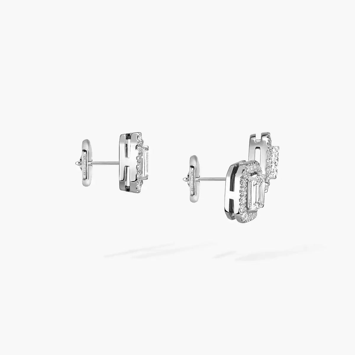 [Azure Tears]MY TWIN 1+2 DIAMOND EARRINGS