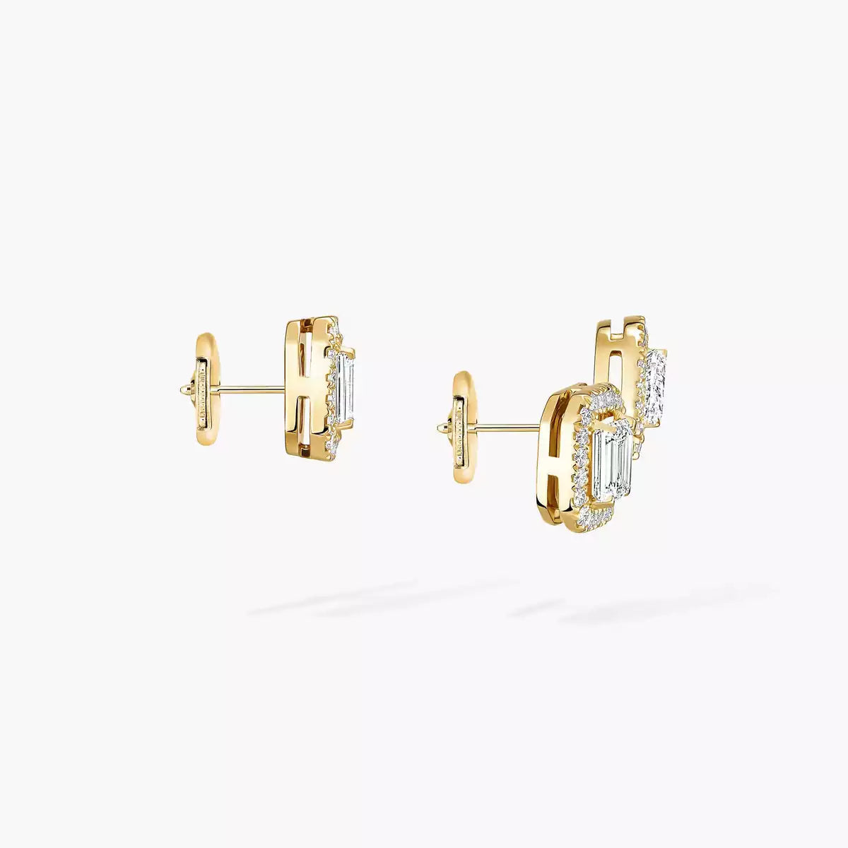 [Azure Tears]MY TWIN 1+2 DIAMOND EARRINGS