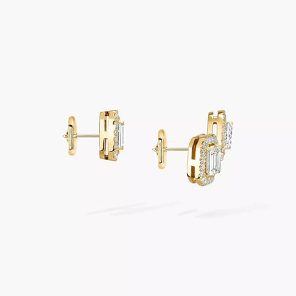 [Azure Tears]MY TWIN 1+2 DIAMOND EARRINGS