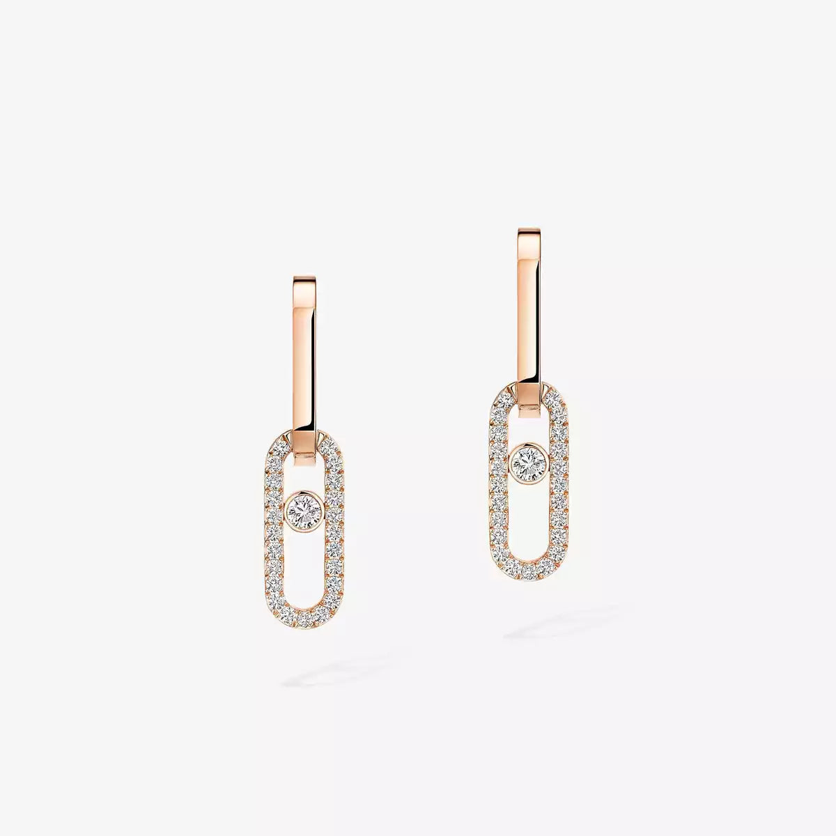 [Azure Tears]MOVE LINK KINETIC DIAMOND EARRINGS
