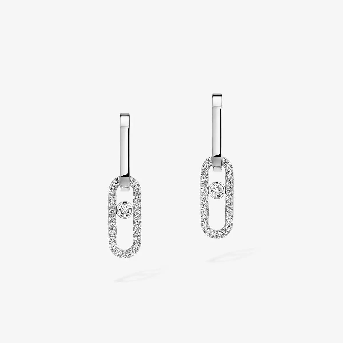 [Azure Tears]MOVE LINK KINETIC DIAMOND EARRINGS