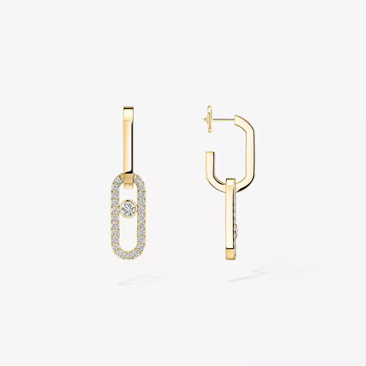 [Azure Tears]MOVE LINK KINETIC DIAMOND EARRINGS