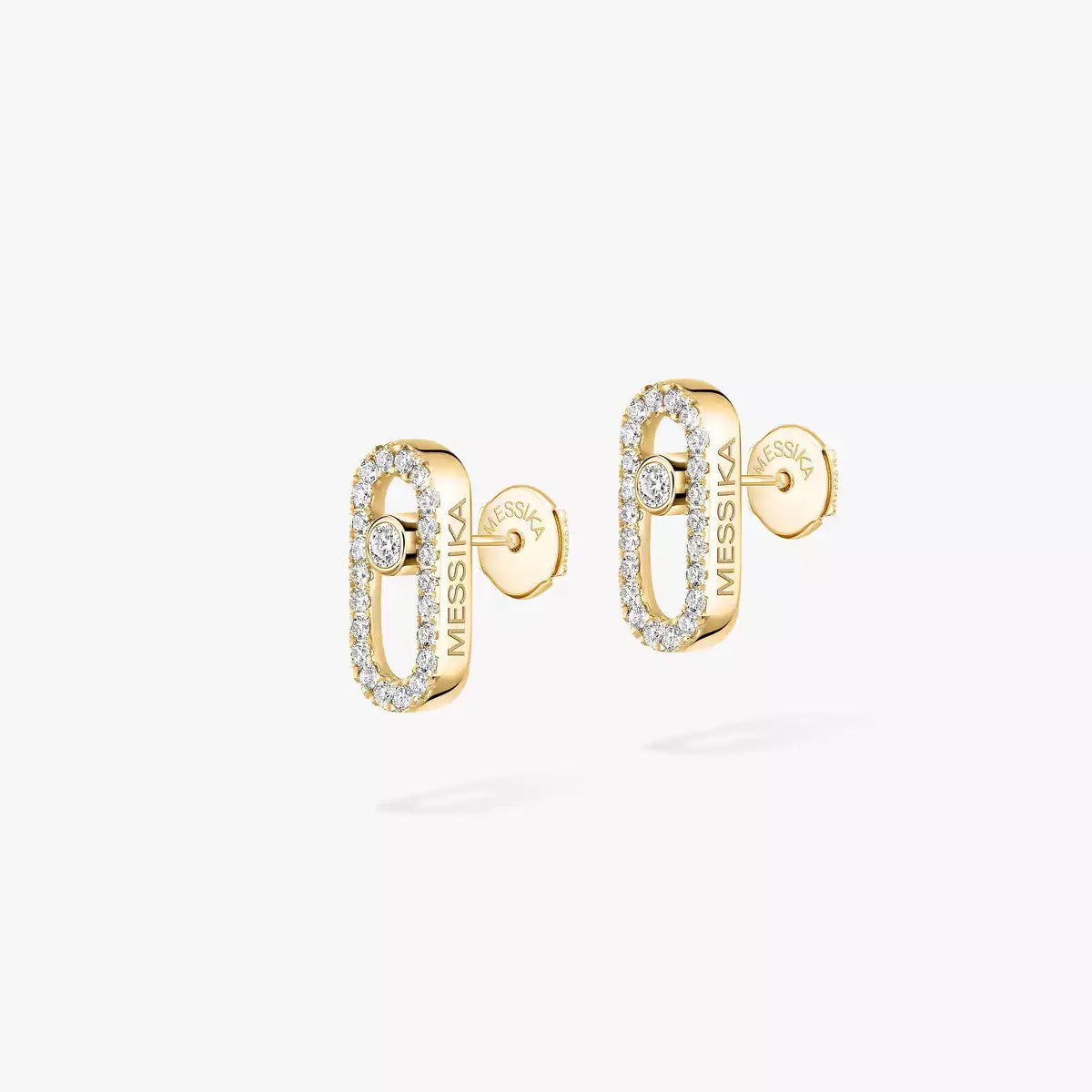 [Azure Tears]MOVE UNO DIAMOND EARRINGS