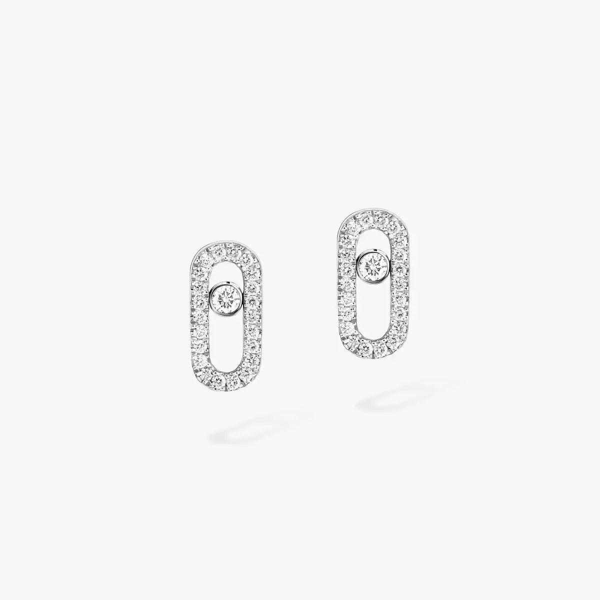 [Azure Tears]MOVE UNO DIAMOND EARRINGS