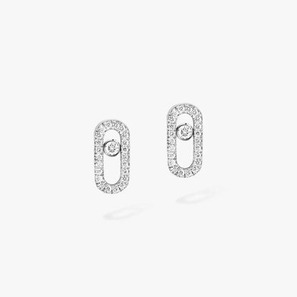 [Azure Tears]MOVE UNO DIAMOND EARRINGS