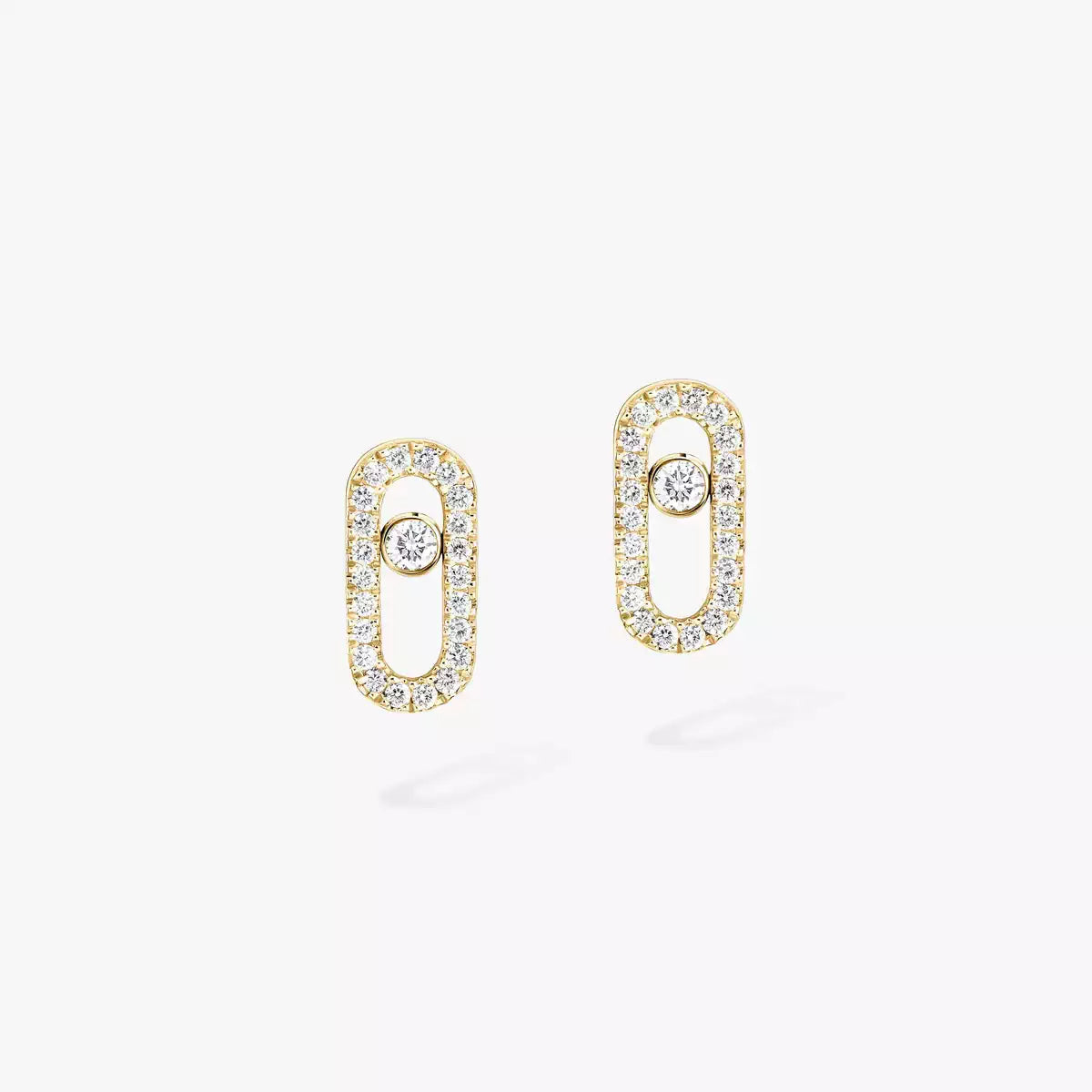 [Azure Tears]MOVE UNO DIAMOND EARRINGS