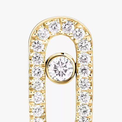 [Azure Tears]MOVE UNO DIAMOND EARRINGS