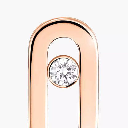 [Azure Tears]MOVE UNO DIAMOND STUD EARRINGS