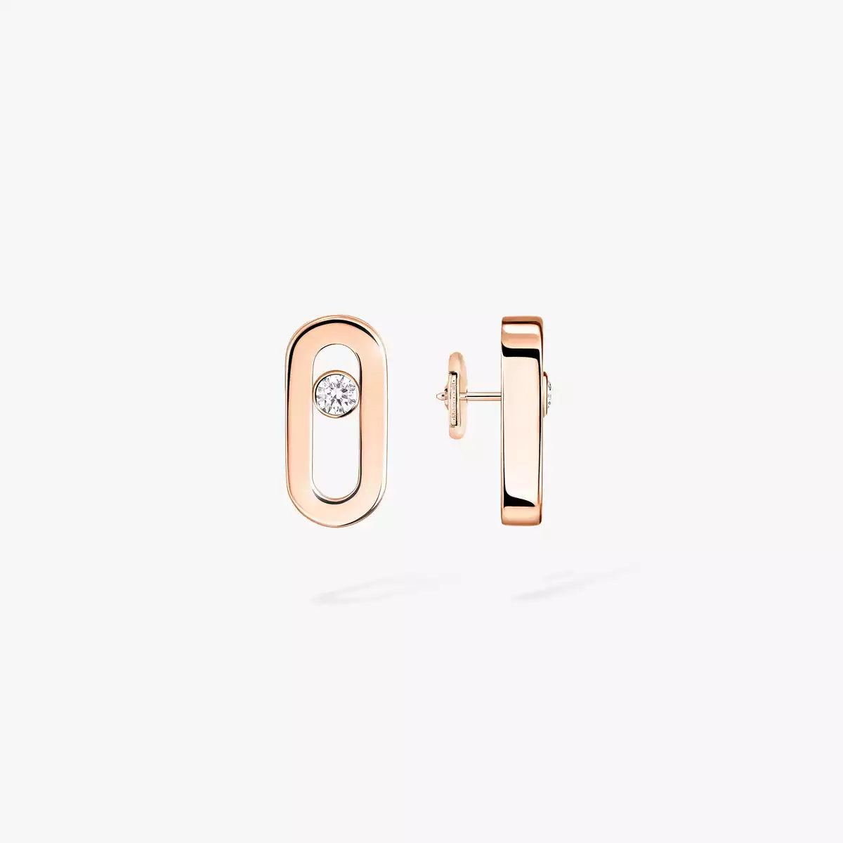 [Azure Tears]MOVE UNO DIAMOND STUD EARRINGS