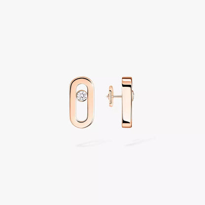 [Azure Tears]MOVE UNO DIAMOND STUD EARRINGS