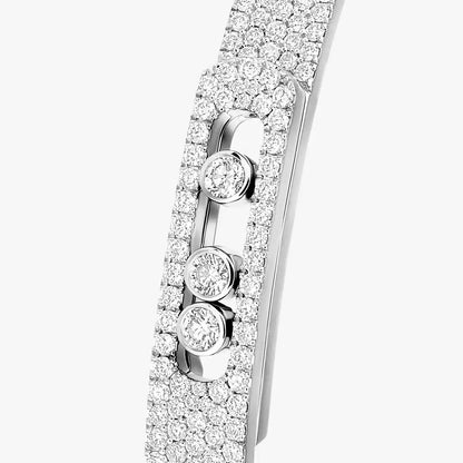[Azure Tears]MOVE NOA FULL-PAVÉ DIAMOND BANGLE BRACELET