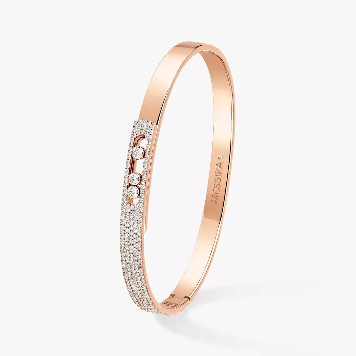 [Azure Tears]MOVE NOA PAVÉ DIAMOND BANGLE BRACELET