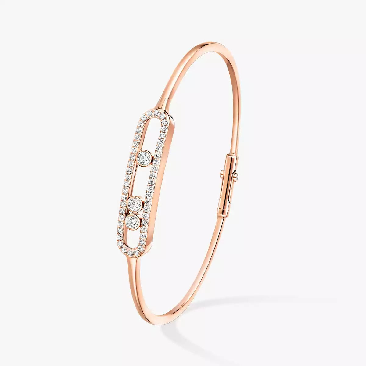 [Azure Tears]MOVE PAVÉ DIAMOND BANGLE BRACELET M