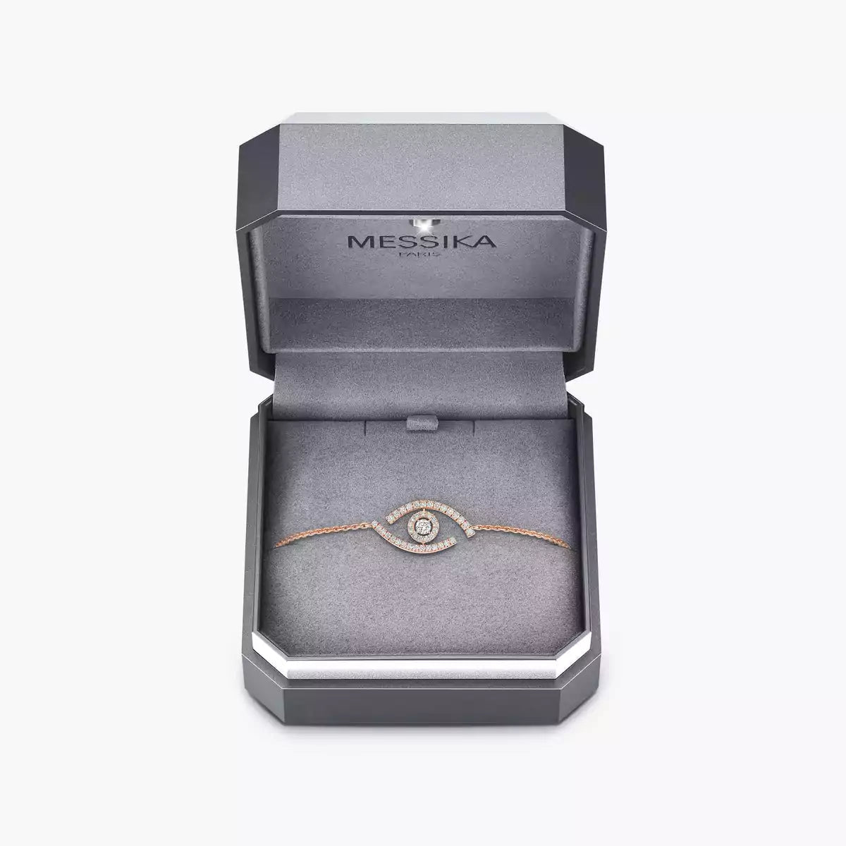 [Azure Tears]LUCKY EYE PAVÉ-SET DIAMOND BRACELET