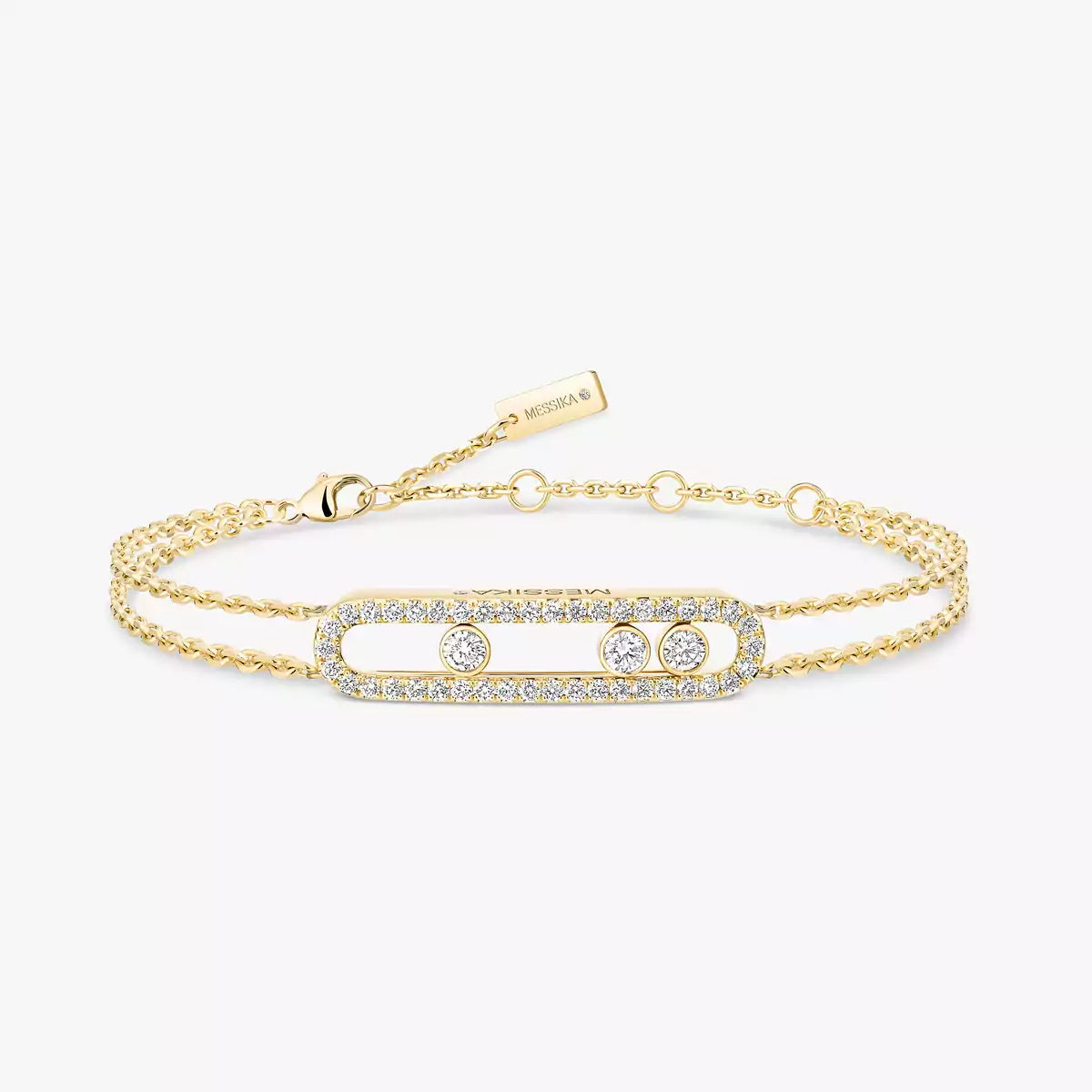 [Azure Tears]MOVE CLASSIQUE PAVÉ DIAMOND BRACELET