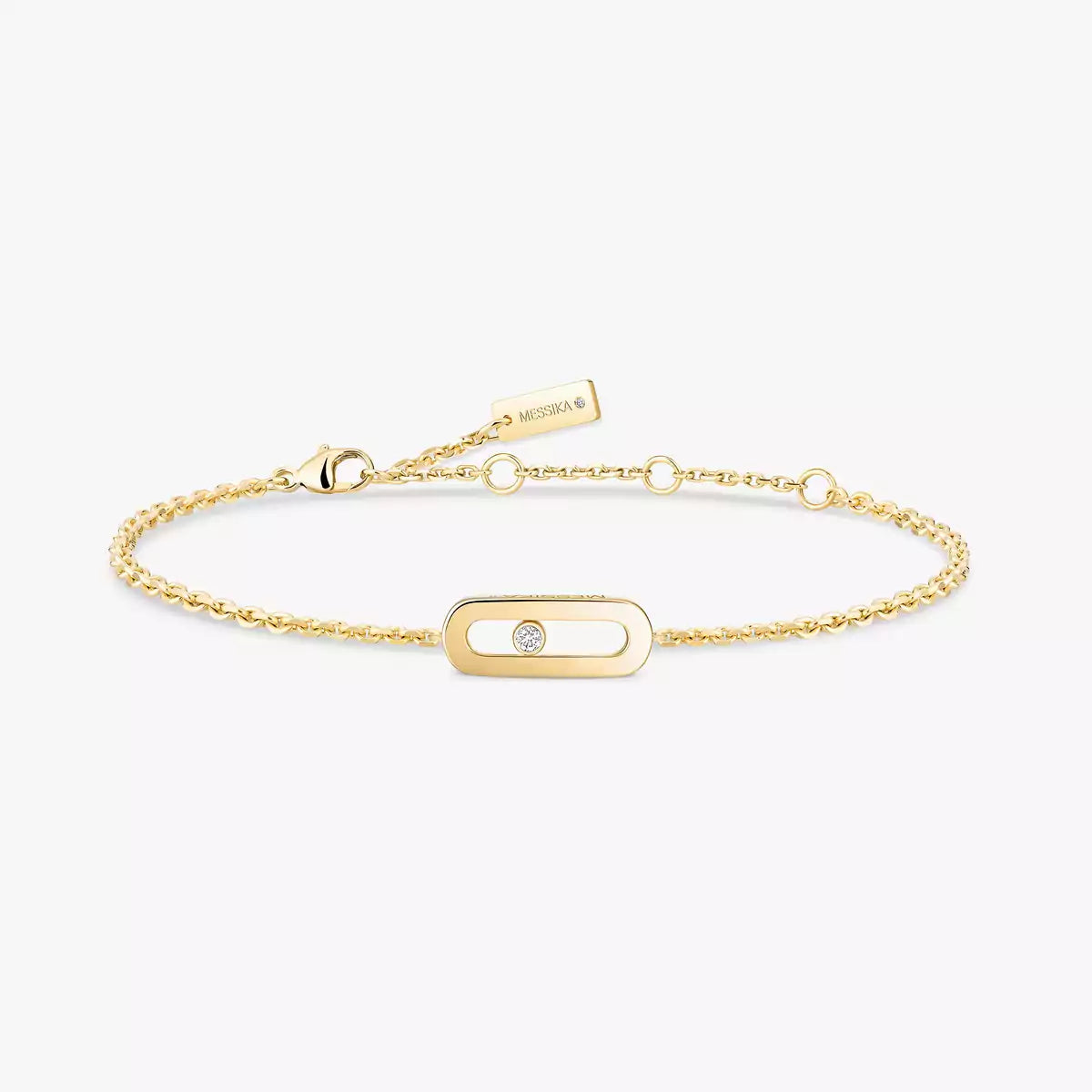 [Azure Tears]MOVE UNO SINGLE DIAMOND BRACELET