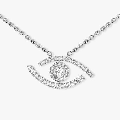 [Azure Tears]PAVÉ DIAMOND LUCKY EYE NECKLACE