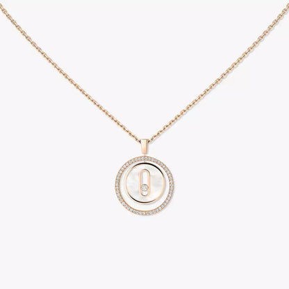 [Azure Tears]LUCKY MOVE DIAMOND NECKLACE