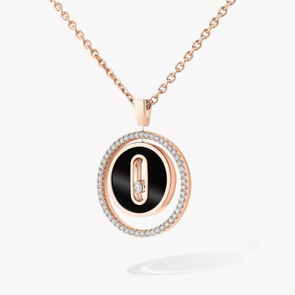 [Azure Tears]LUCKY MOVE DIAMOND NECKLACE