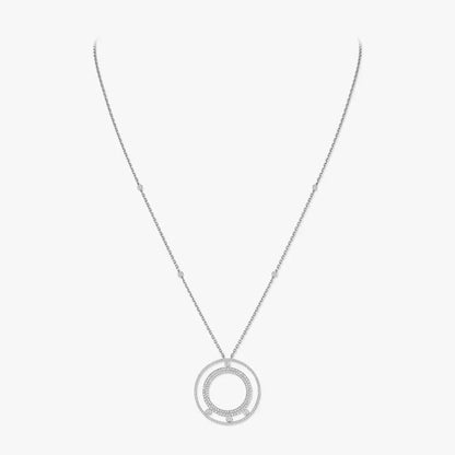 [Azure Tears]MOVE ROMANE LONG PAVÉ DIAMOND NECKLACE