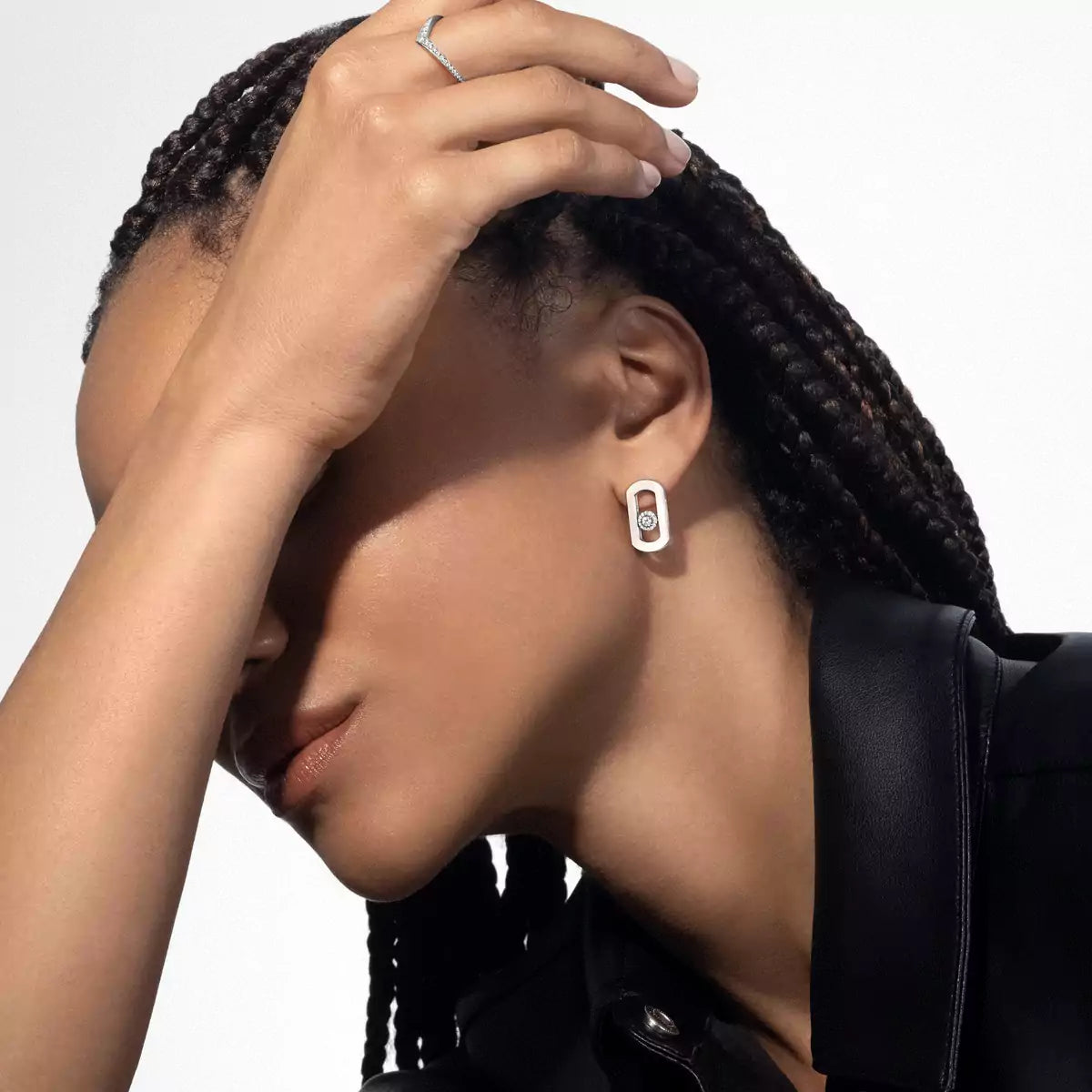 [Azure Tears]SO MOVE DIAMOND EARRINGS