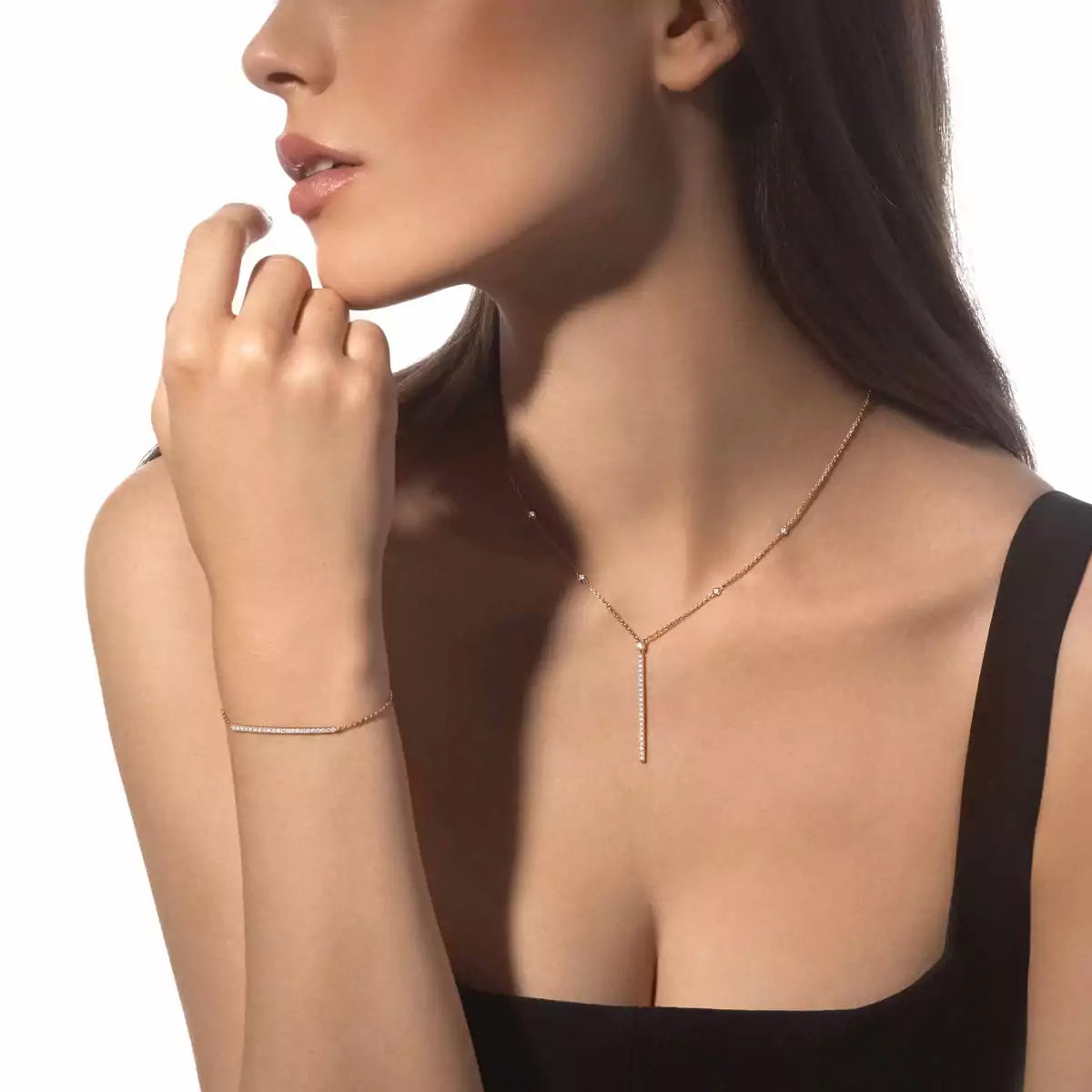 [Azure Tears]MY TWIN TOI & MOI DIAMOND THIN BANGLE