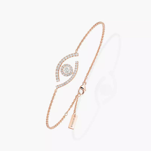 [Azure Tears]LUCKY EYE PAVÉ-SET DIAMOND BRACELET