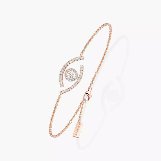 [Azure Tears]LUCKY EYE PAVÉ-SET DIAMOND BRACELET