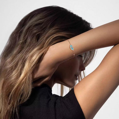 [Azure Tears]LUCKY EYE DIAMOND BRACELET
