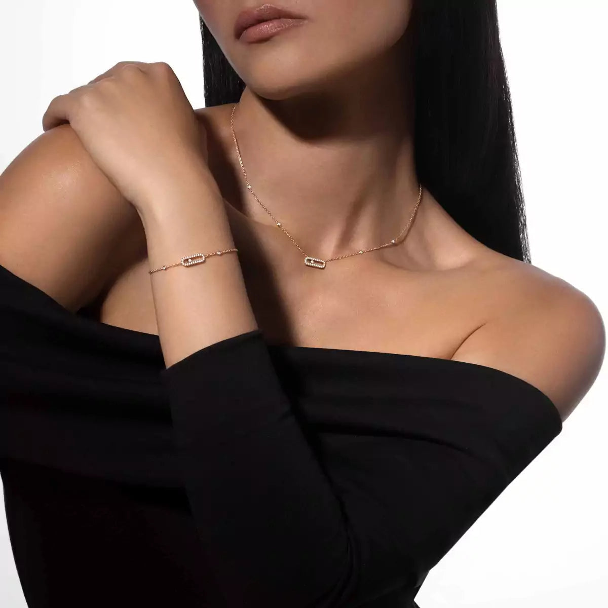 [Azure Tears]MOVE UNO DIAMOND BRACELET