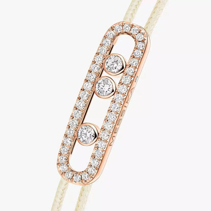 [Azure Tears]CARE(S) PAVÉ CORD BRACELET