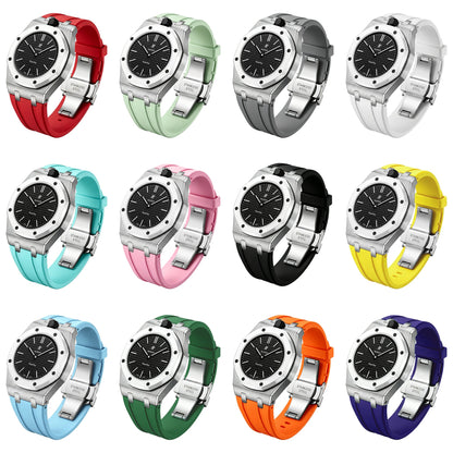 [Azure Tears]Royal Oak Pop Exclusive Steel Case & Silicone Strap With Cradle