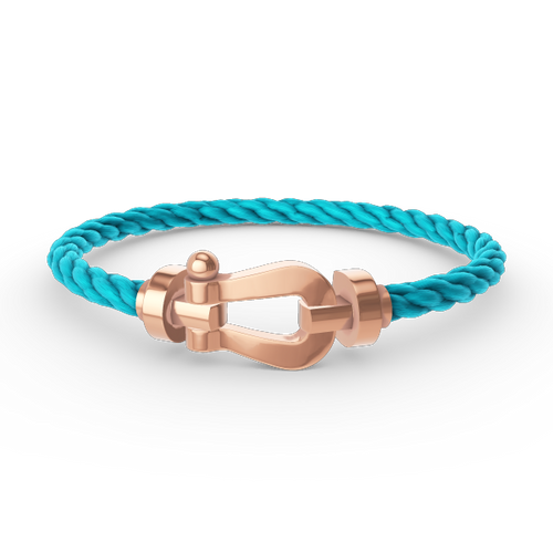 [Azure Tears]FORCE LARGE HORSESHOE BRACELET - ROSE GOLD
