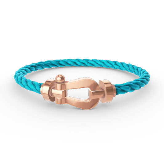 [Azure Tears]FORCE LARGE HORSESHOE BRACELET - ROSE GOLD