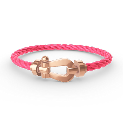 [Azure Tears]FORCE LARGE HORSESHOE BRACELET - ROSE GOLD
