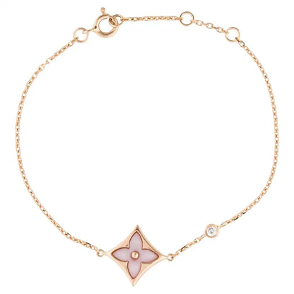 [Azure Tears]STAR 1 DIAMOND ROSE GOLD BRACELET