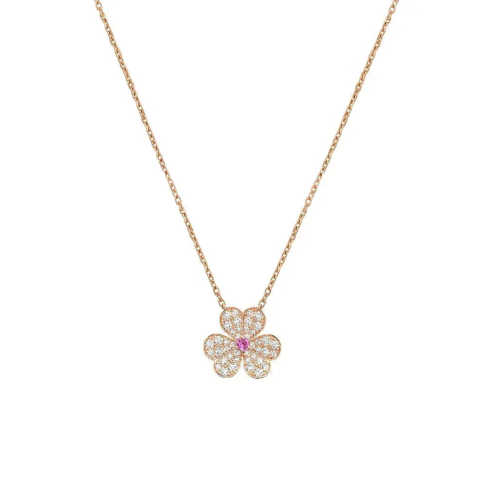 [Azure Tears]PAVÉ DIAMOND BUTTERFLY CHARM NECKLACE