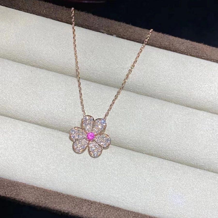 [Azure Tears]PAVÉ DIAMOND BUTTERFLY CHARM NECKLACE