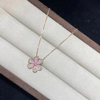 [Azure Tears]PAVÉ DIAMOND BUTTERFLY CHARM NECKLACE