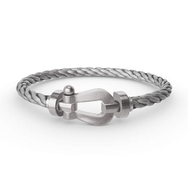 [Azure Tears]FORCE LARGE HORSESHOE BRACELET - WHITE GOLD