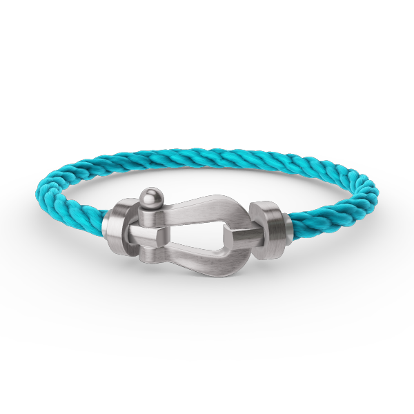 [Azure Tears]FORCE LARGE HORSESHOE BRACELET - WHITE GOLD