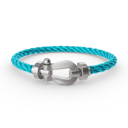 [Azure Tears]FORCE LARGE HORSESHOE BRACELET - WHITE GOLD