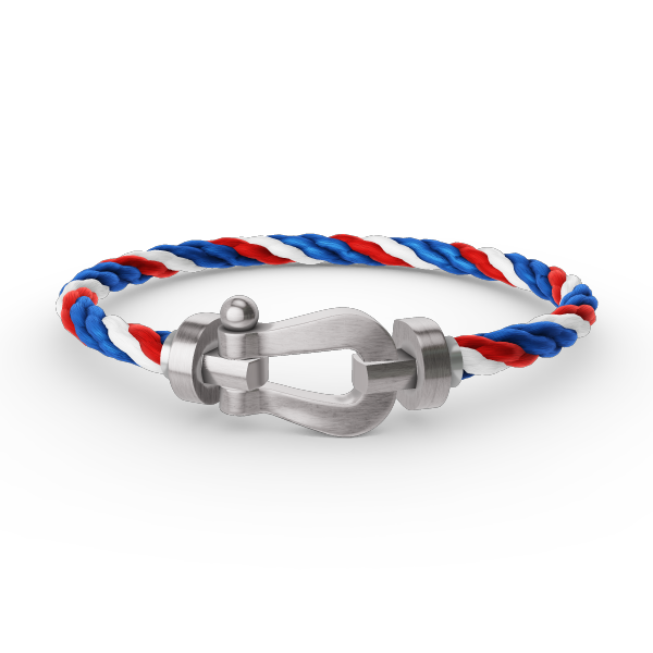 [Azure Tears]FORCE LARGE HORSESHOE BRACELET - WHITE GOLD