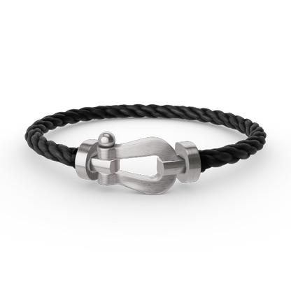 [Azure Tears]FORCE LARGE HORSESHOE BRACELET - WHITE GOLD