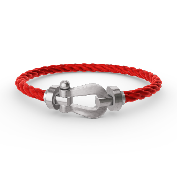 [Azure Tears]FORCE LARGE HORSESHOE BRACELET - WHITE GOLD