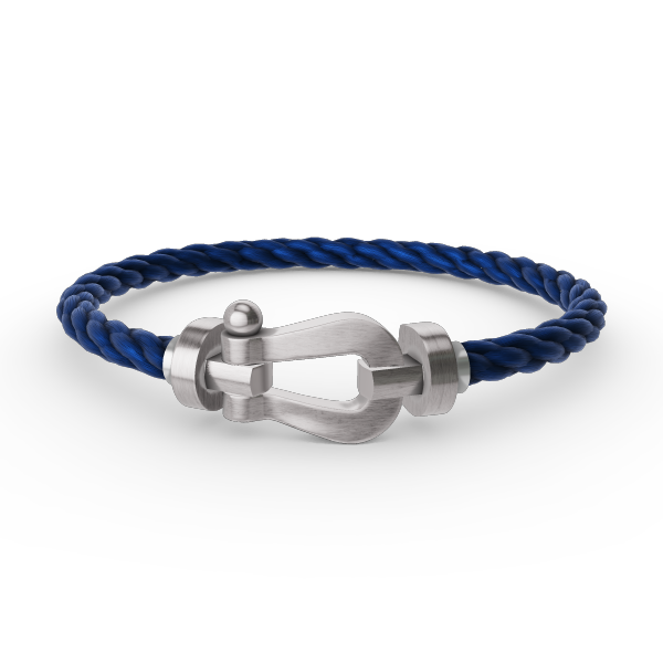[Azure Tears]FORCE LARGE HORSESHOE BRACELET - WHITE GOLD