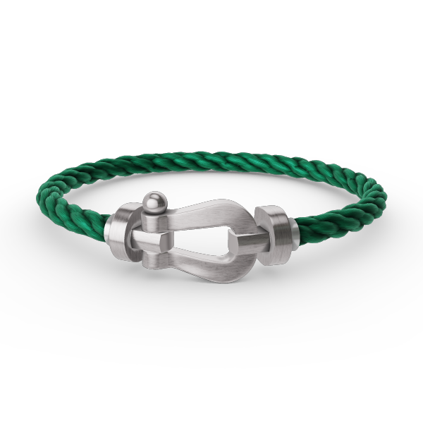 [Azure Tears]FORCE LARGE HORSESHOE BRACELET - WHITE GOLD