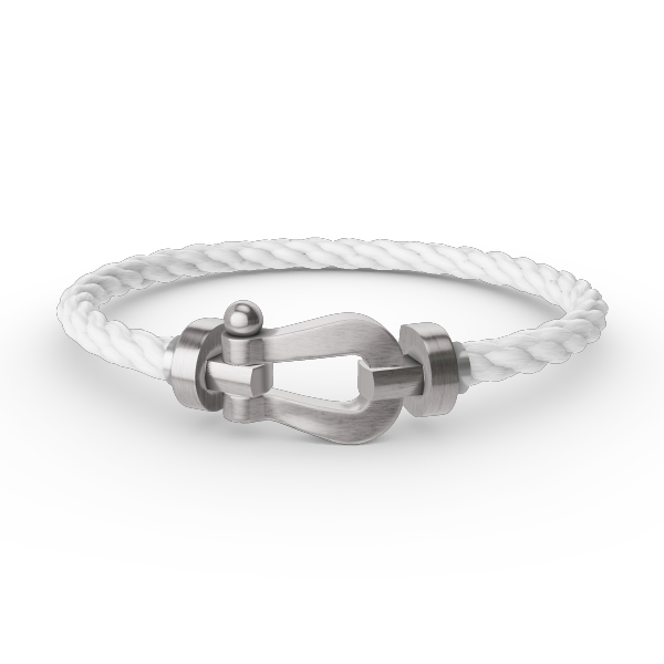 [Azure Tears]FORCE LARGE HORSESHOE BRACELET - WHITE GOLD